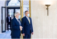 Prim-ministrul Nicolae-Ionel Ciucă a avut o întrevedere cu Guvernatorul Băncii Naționale a României, Mugur Isărescu