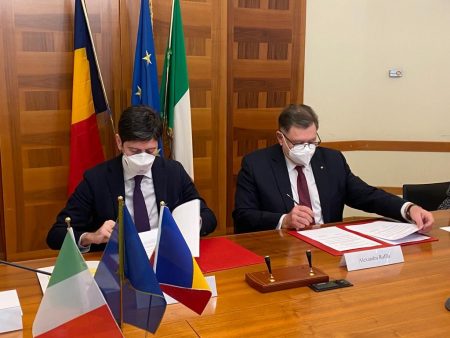 Semnarea Memorandumului de Înțelegere de către ministrul Sănătății din România și ministrul Sănătății din Italia