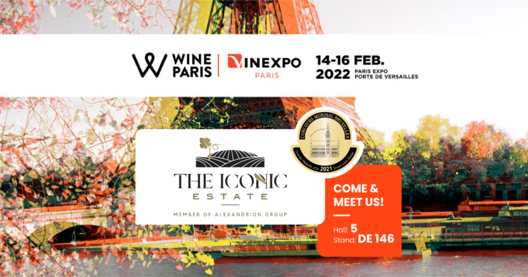 Crama The Iconic Estate, singurul producător român invitat să ȋși expună vinurile ȋn standul Concours Mondial de Bruxelles de la Wine Paris & Vinexpo Paris 2022