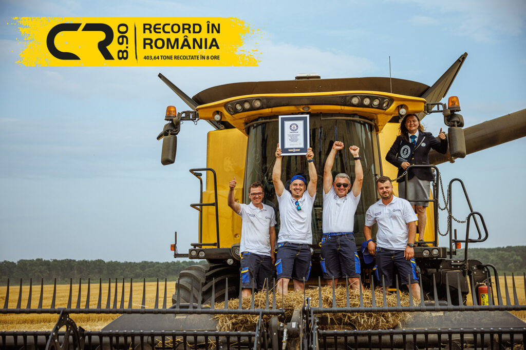 count up Peave Someday Record mondial acreditat de GUINNESS WORLD RECORDS™ în România: o combină  New Holland a recoltat cea mai mare cantitate de grâu în opt ore - Ziarul  News