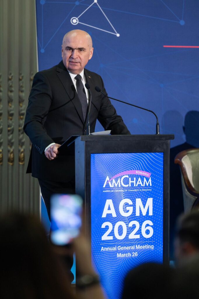 Participarea premierului Ilie Bolojan la Adunarea Generală a membrilor Camerei de Comerț Româno-Americane (AmCham România)